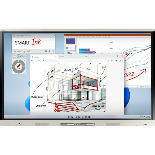 SMART Board MX075-V4 Pro Series Interactive Display with iQ - White